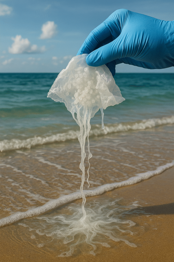 Sea Water Soluble Plastic